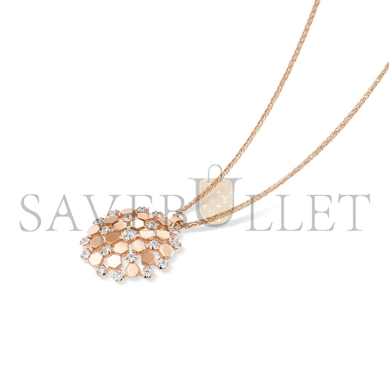 Chavm*T BEE DE Chavm*T NECKLACE 18K ROSE GOLD D1am0ndS 085404